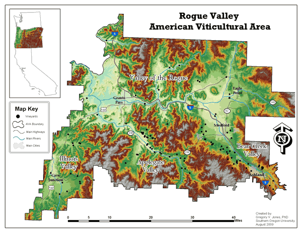 Rogue Locator Map